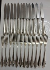 12tlg.Obstbesteck 800 Silber