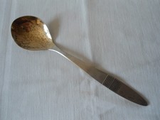 großer Silberlöffel  gest